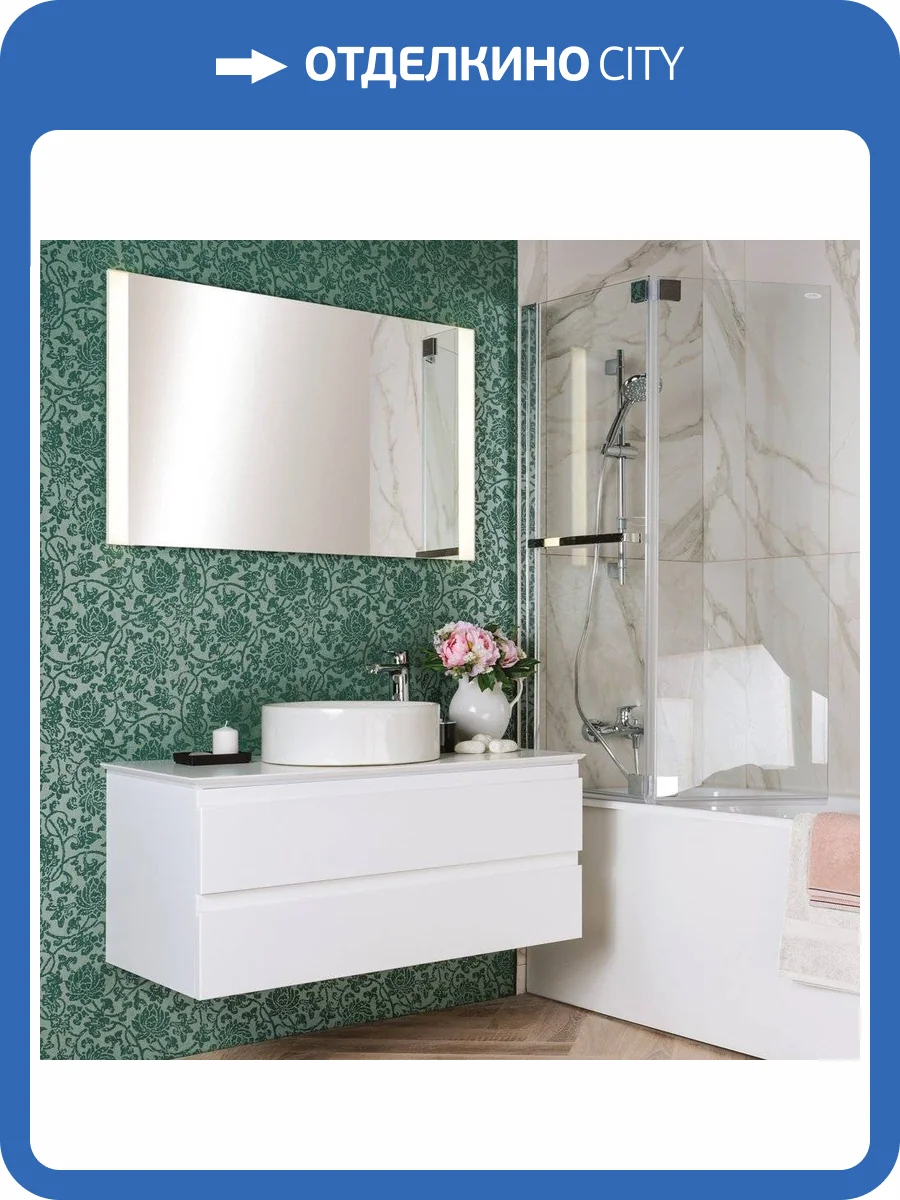 Мебель для ванной Jacob Delafon Madeleine 100 белый блестящий с подсветкой фото 11