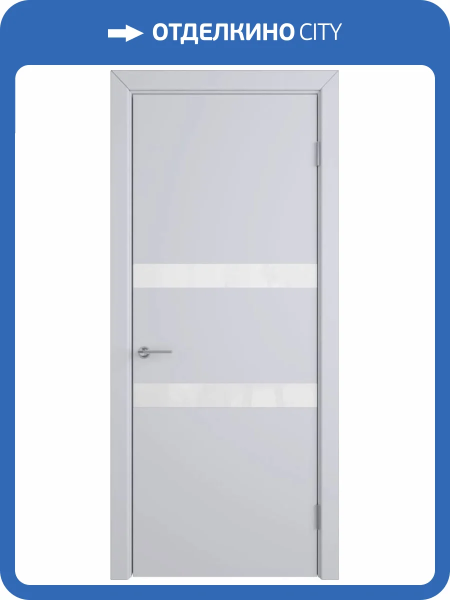 Межкомнатная дверь Владимирская Фабрика Дверей Niuta Cotton стекло White Gloss 800x2000 фото 2