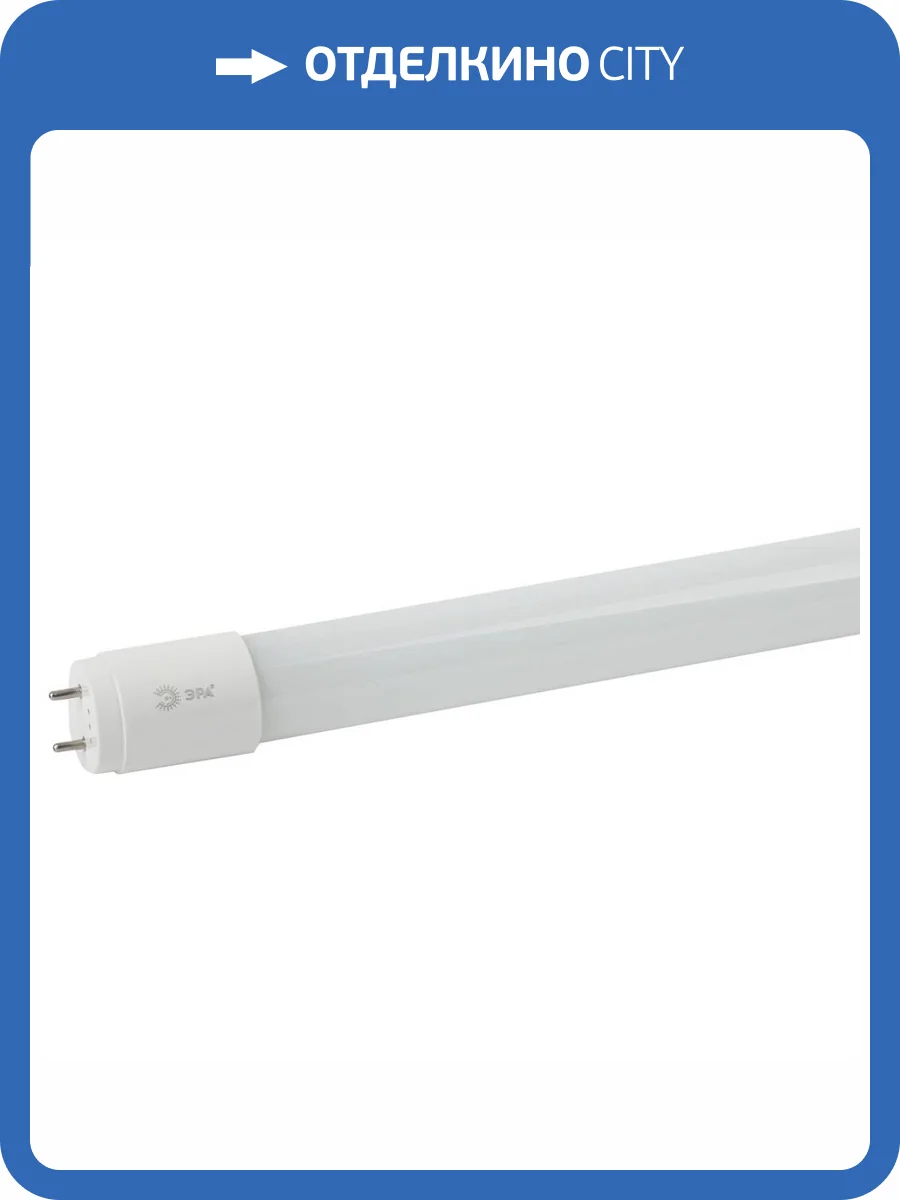 Лампа светодиодная ЭРА G13 18W 6500K матовая LED T8-18W-865-G13-1200mm R Б0049638 фото 3