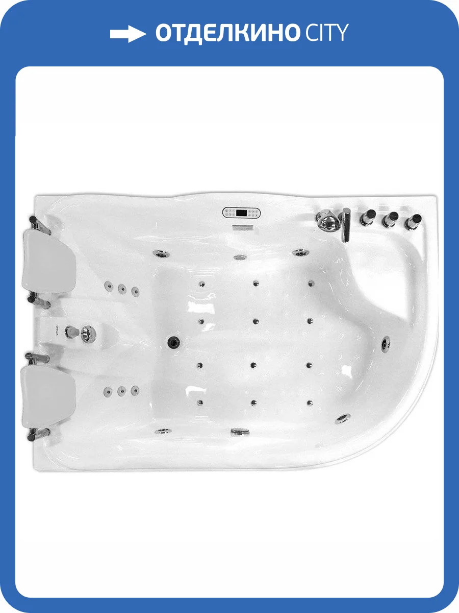 Акриловая ванна Gemy G9083 K L 180x120 левая фото 7