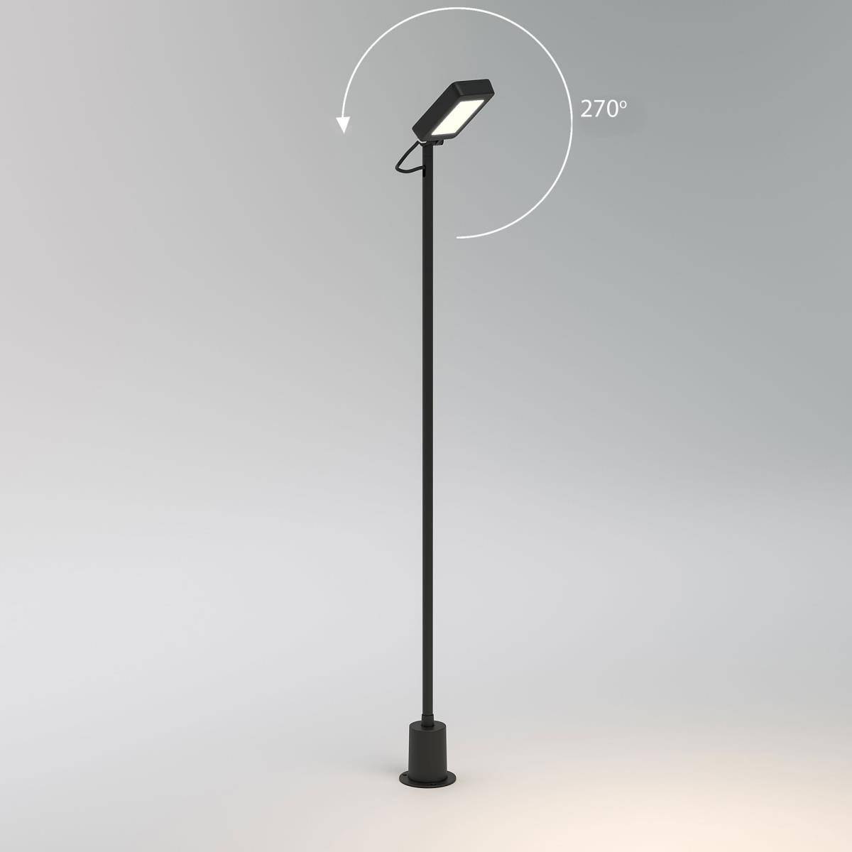 Грунтовый светодиодный светильник Elektrostandard Joli 35182/F черный фото 3