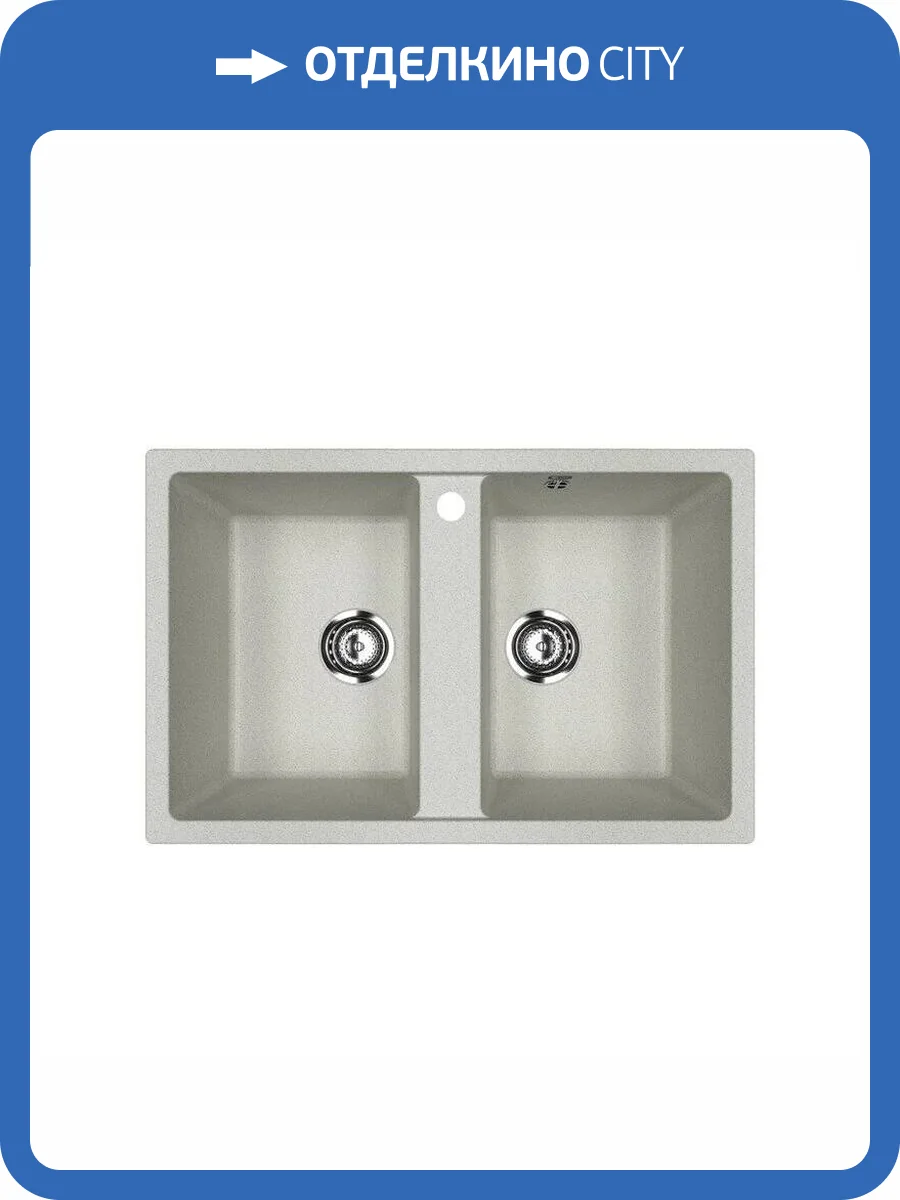 Мойка кухонная Ulgran Classic U-608-310 серый фото 4
