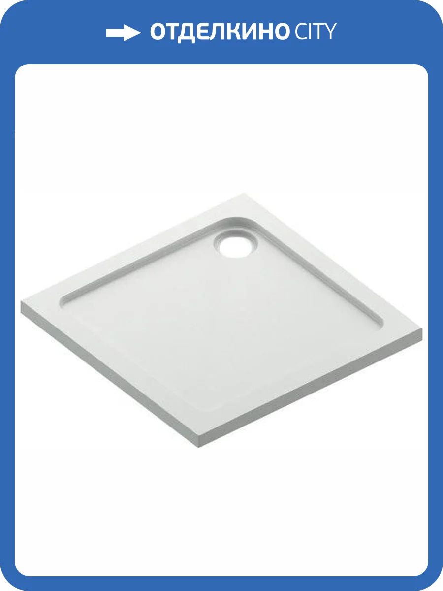 Поддон для душа Bas Форум 90x90 без ножек и экрана фото 5