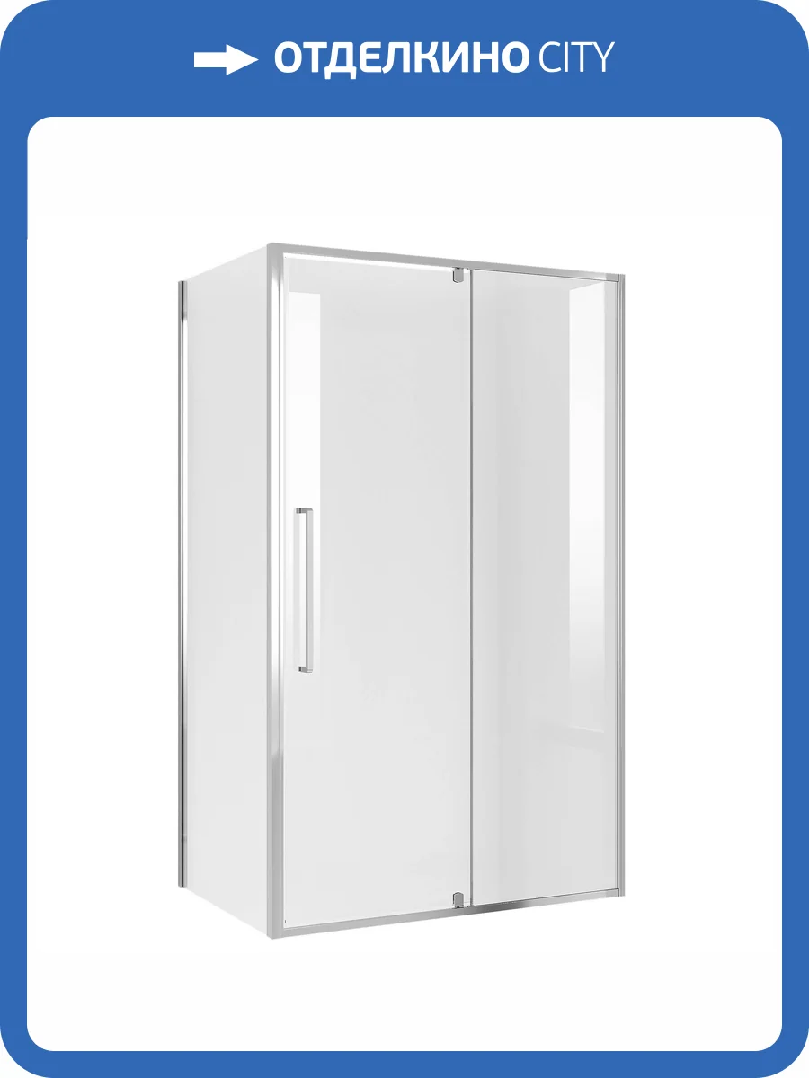 Душевой уголок Niagara Nova NG-66-11A-A100-34 профиль хром, стекло прозрачное, 110x100x195 фото 6