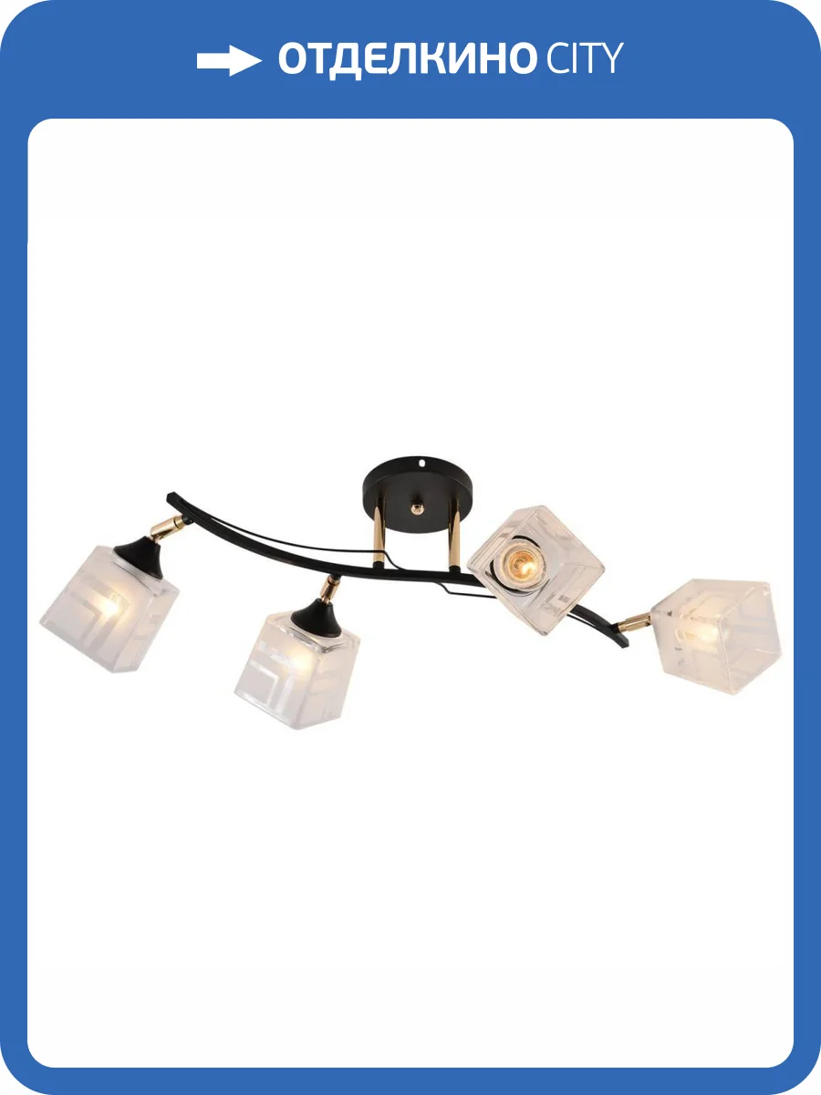 Потолочная люстра Reluce 01594-3.3-04B BK+FGD фото 3