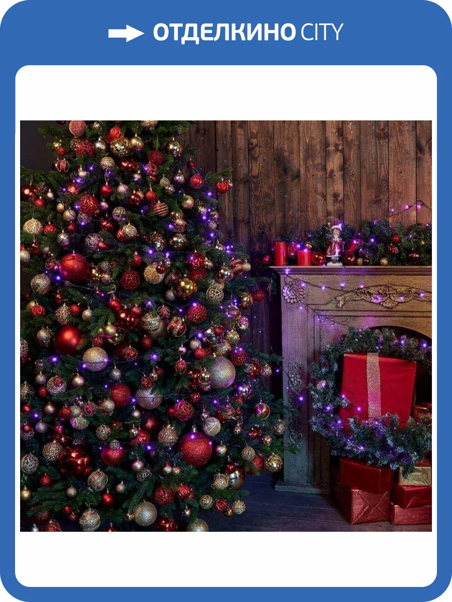 Светодиодная гирлянда Uniel ULD-S2000-200/DGA Pink IP20 фото 6