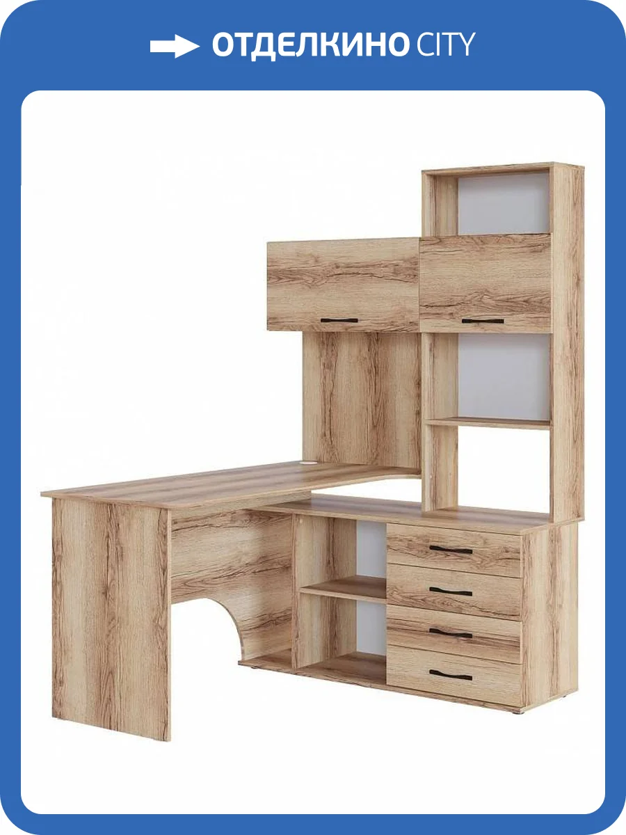 Стол компьютерный Сокол КСТ-14.1П 00-00015790, 4680212015724, 4680212015731 Дуб делано фото 4