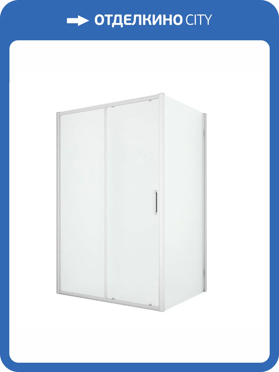 Душевое ограждение NEW TRENDY NEW CORRINA  100x80x195 D-0089A/D-0078B (хром) фото 10