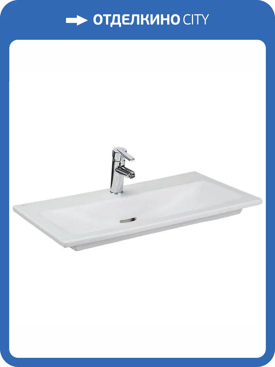 Раковина beWash Ontario 35021101 100 см, белая глянцевая фото 4