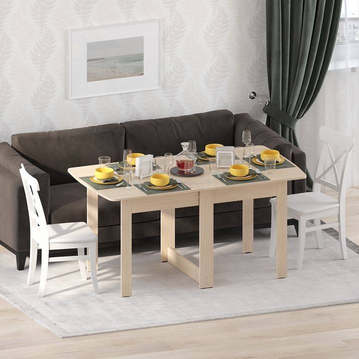 Стол-книжка МФ Jazz СТК 4М СТК-4М Дуб молочный фото 2