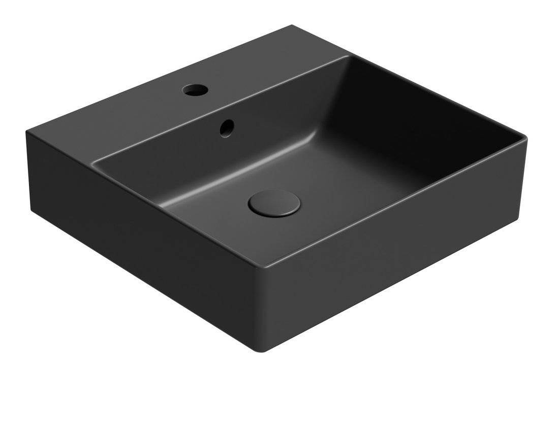 Раковина GSI Kube X 9430126 черный матовый, 50x47