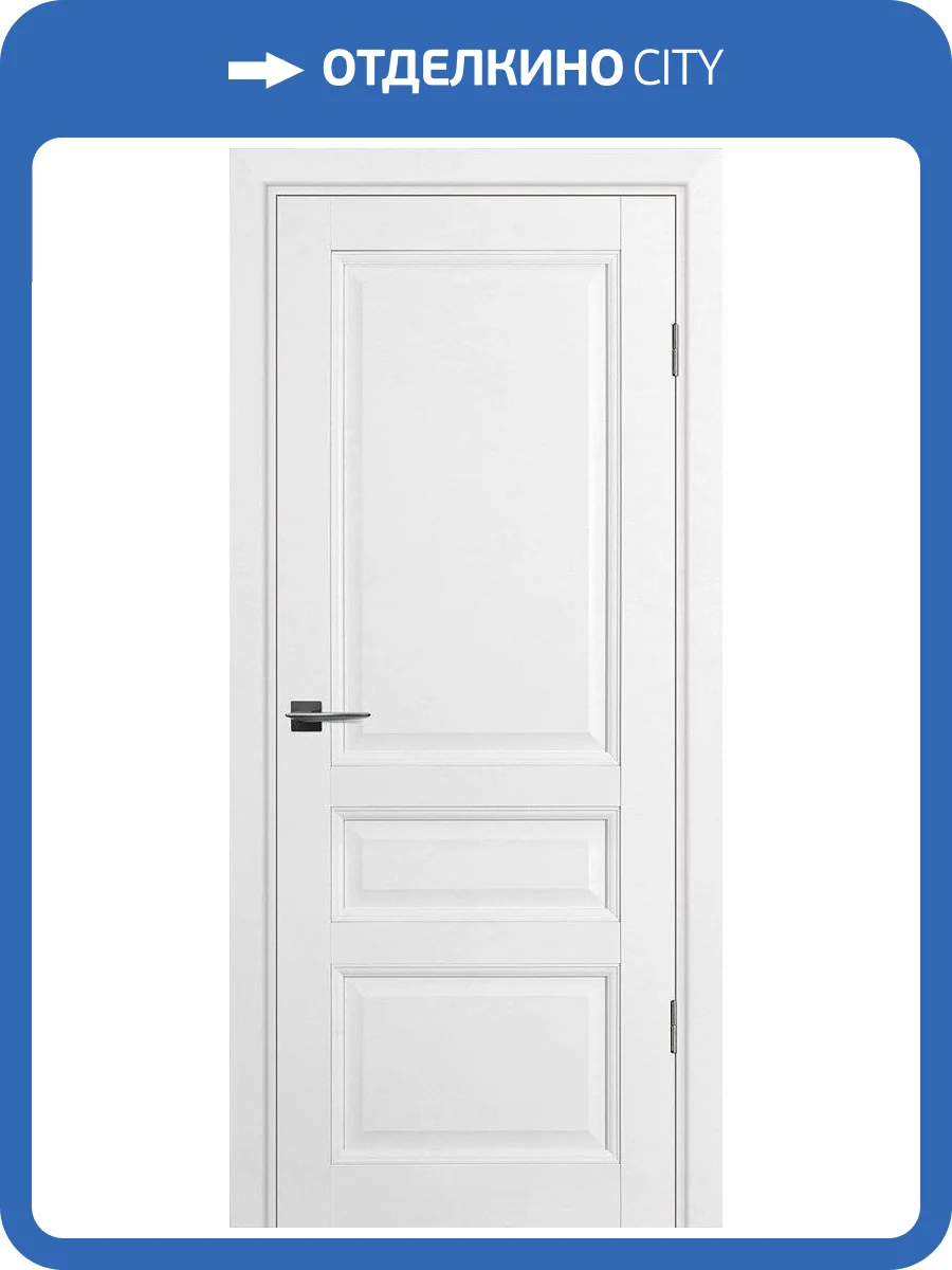 Межкомнатная дверь Profilo Porte экошпон PSU-40, глухая, белый 900x2000 фото 2