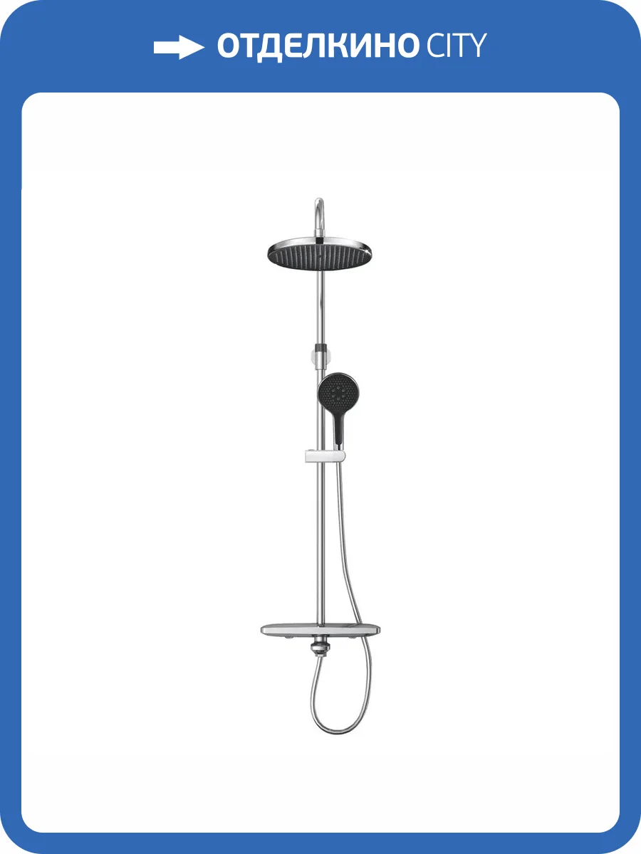 Душевая система Rose R3996 хром, с термостатом фото 3