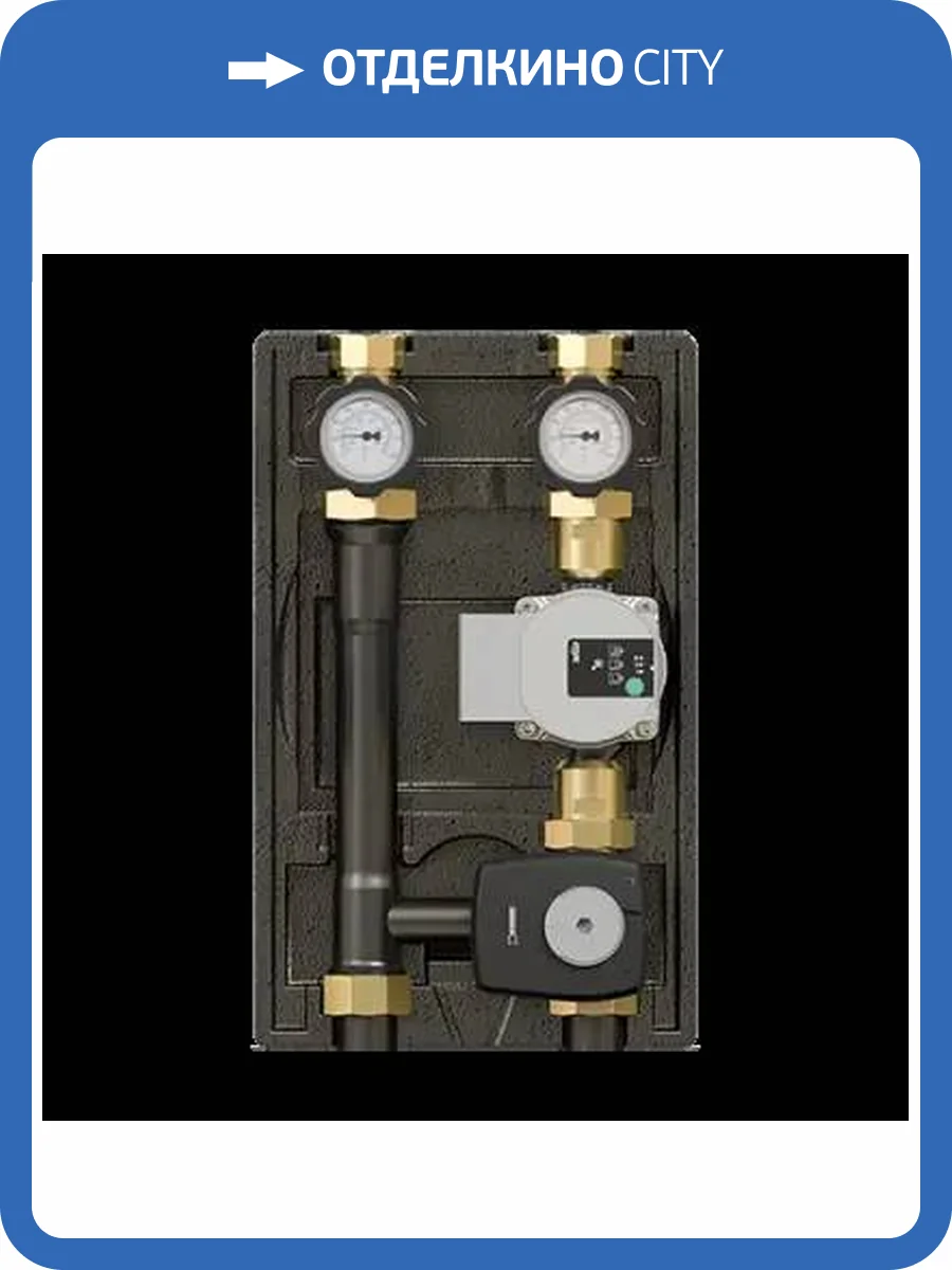 Насосная группа Elsen DN25, со смесителем, без насоса фото 2