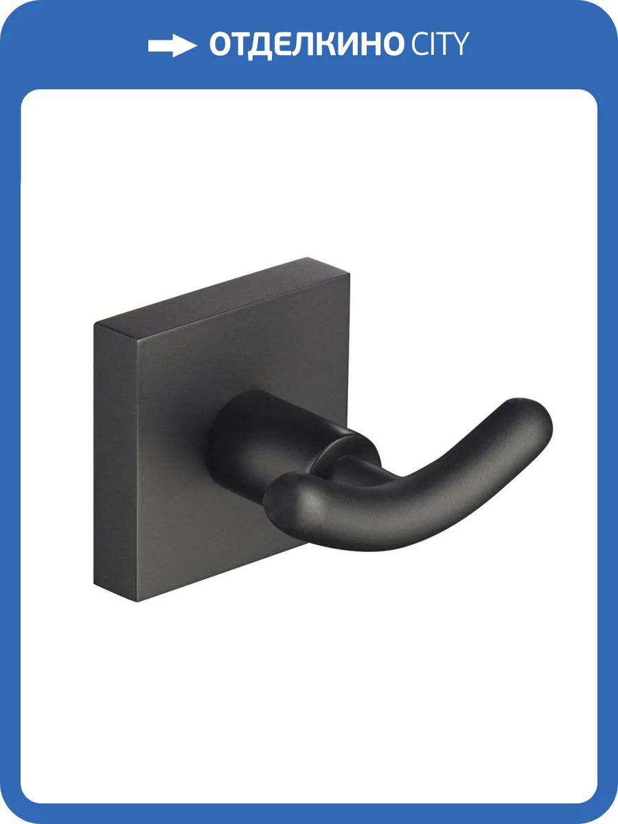 Крючок двойной Timo Selene 12012/03 черный фото 5