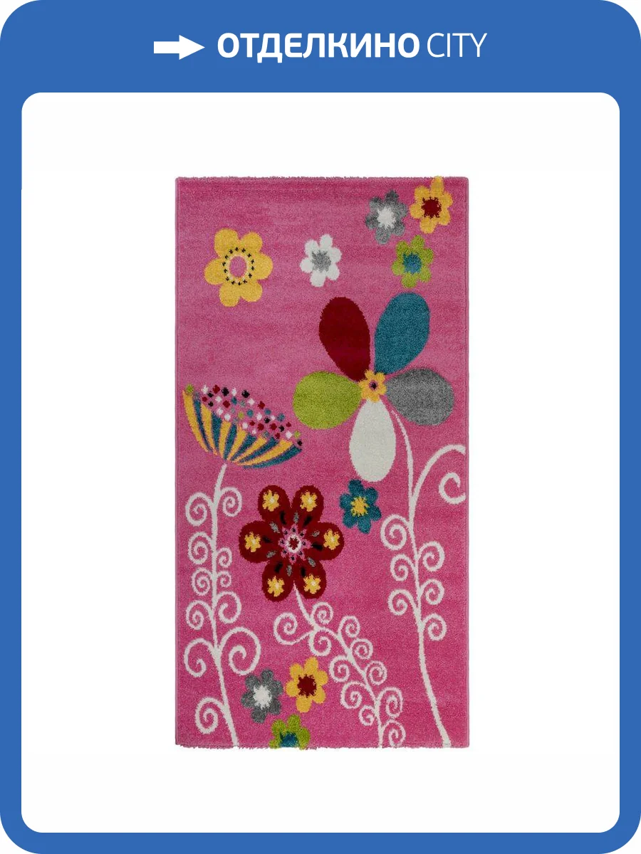 Ковер Color A271A Pink/Pink 0.8x1.5 м фото 6