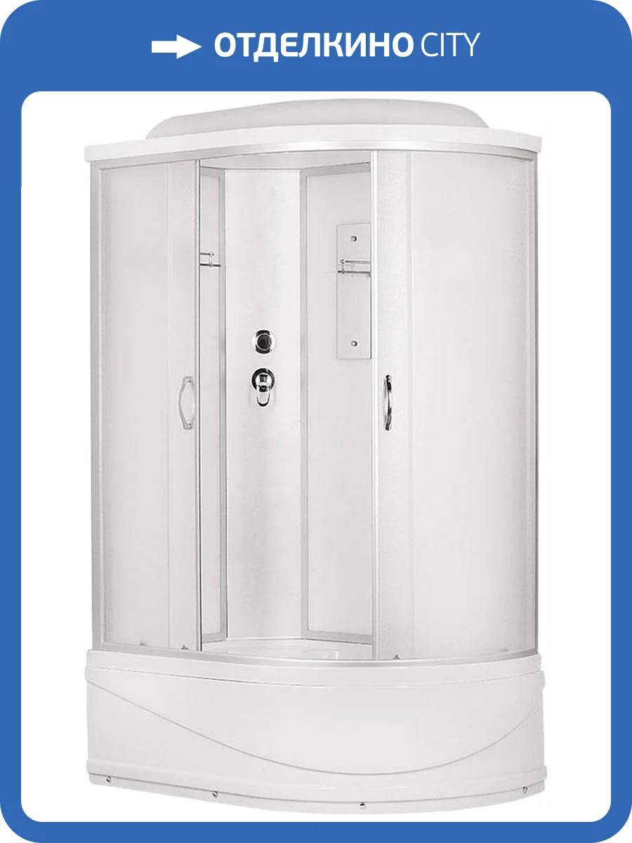 Душевая кабина Erlit Comfort ER3512TPL-C3-RUS с высоким поддоном, с сиденьем фото 6