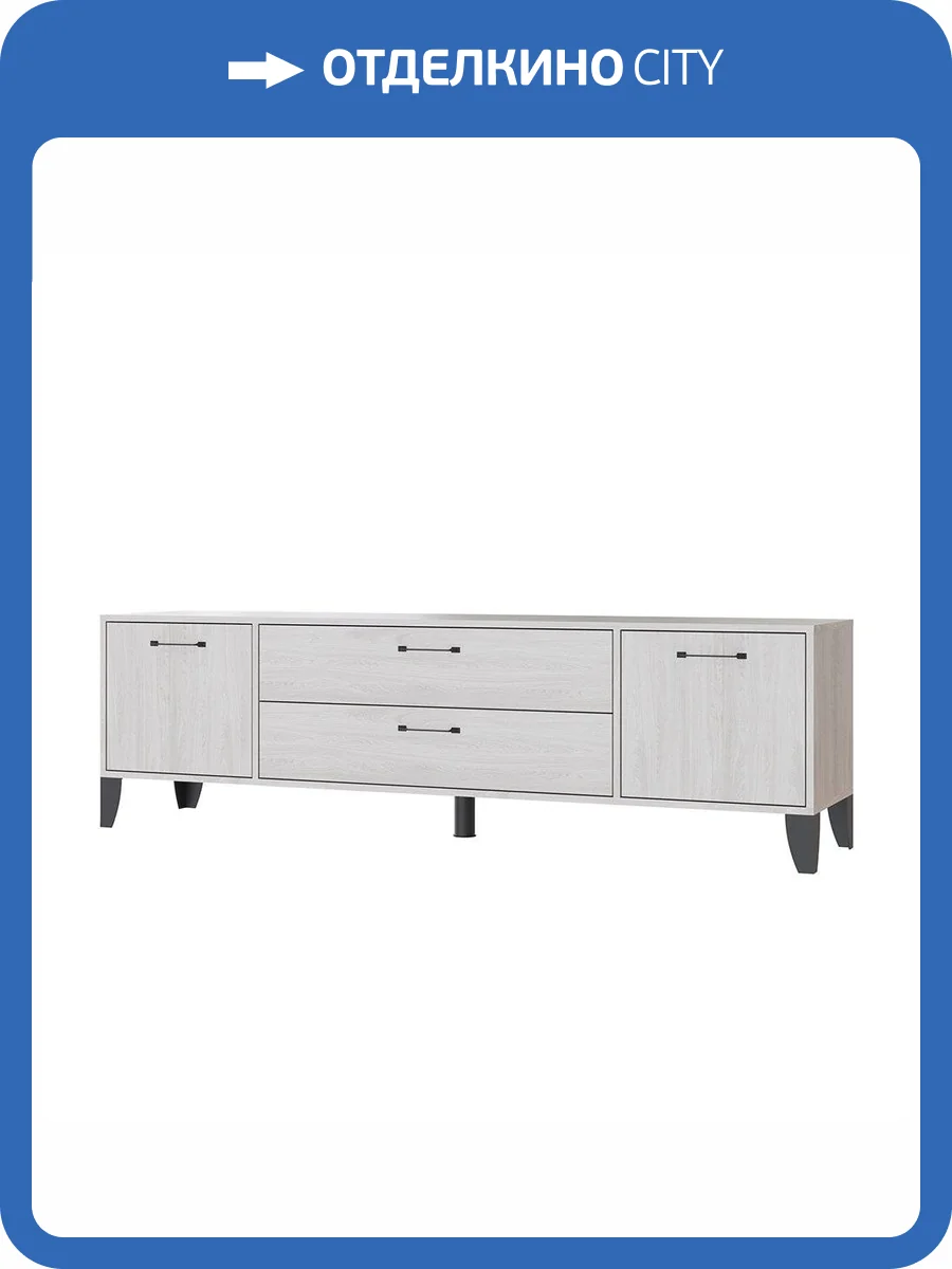 Тумба под ТВ ТЭКС Парус-13 00-00185359 ясень анкор светлый фото 4