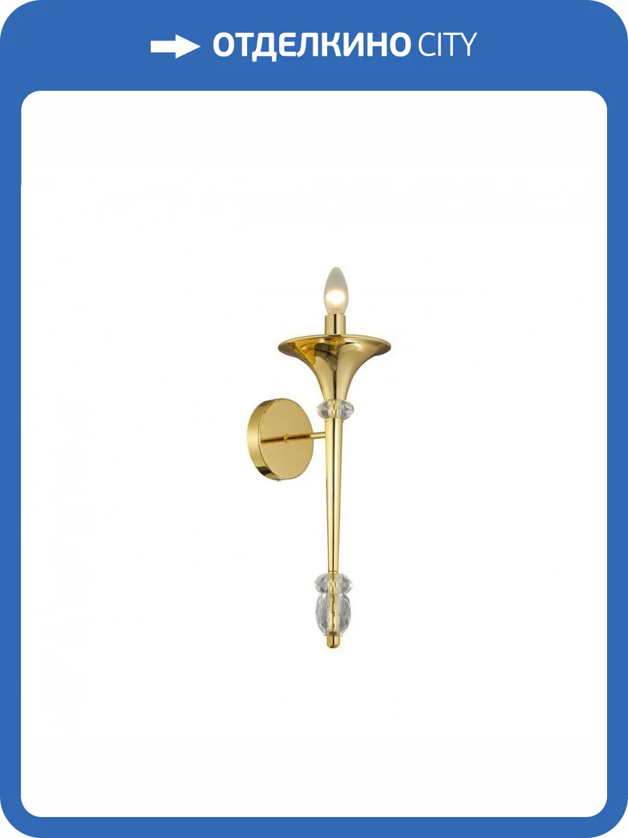 Бра Crystal Lux Miracle AP1 Gold фото 2