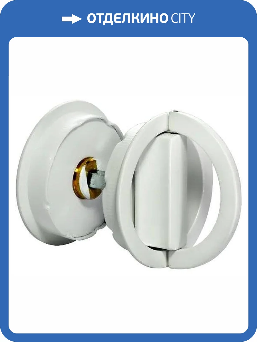 Завертка сантехническая Morelli TWICE WC BIA белый фото 3