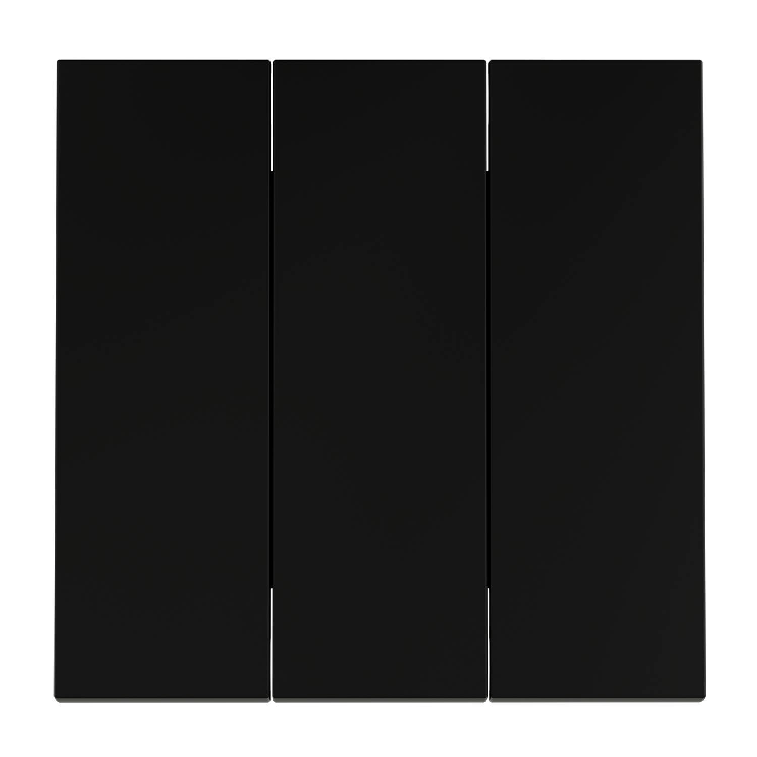 Клавиши для 3-клавишного выключателя Voltum S70 VLS000508 черный фото 2