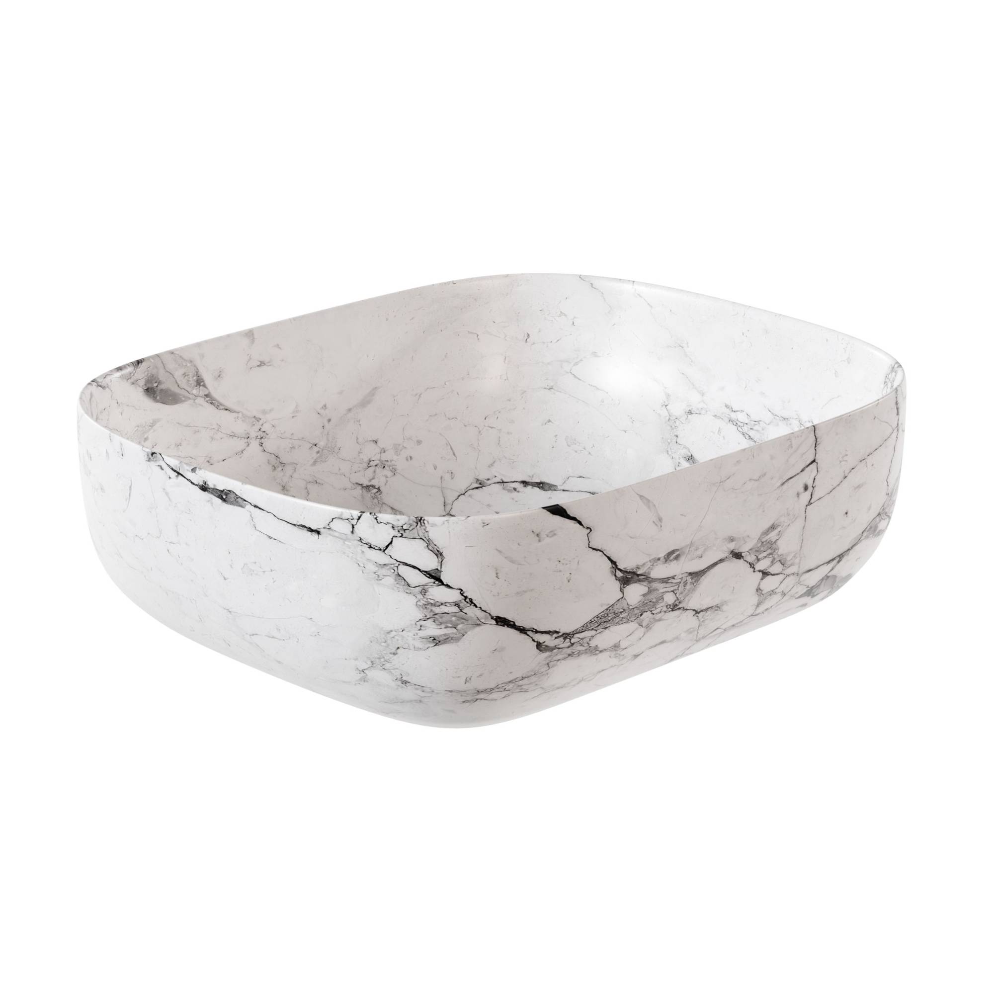 Раковина Watersense Rita 50 W00055 белый мрамор фото 11