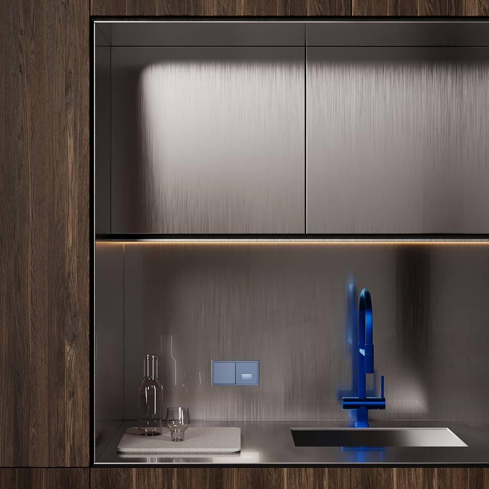 Лицевая панель для подсветки Voltum S70 VLS002315 деним фото 6