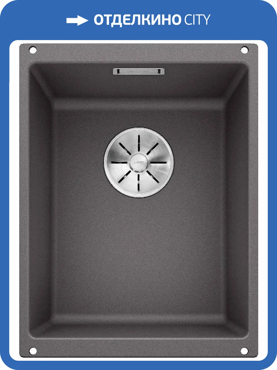 Мойка кухонная Blanco Subline 320-U 523407 темная скала фото 7