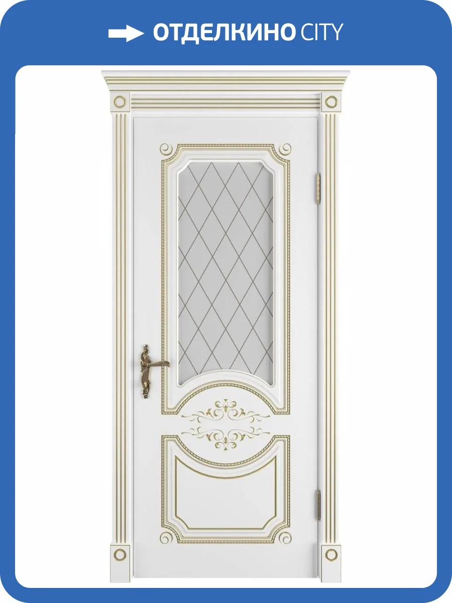 Межкомнатная дверь Владимирская Фабрика Дверей Milana Polar PG стекло Art Cloud 800x2000 фото 2