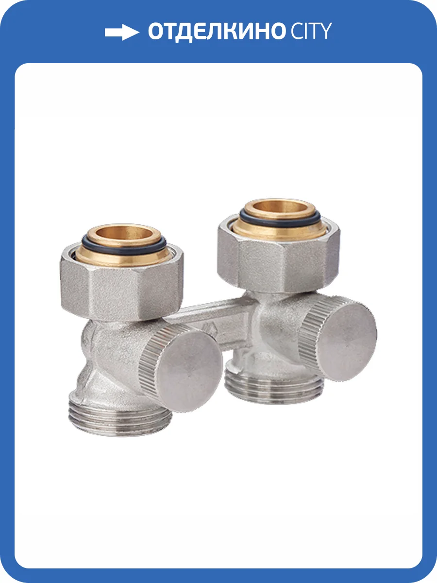 Узел нижнего подключения MVI прямой, для двухтрубных систем вентильного типа 3/4x3/4 фото 2