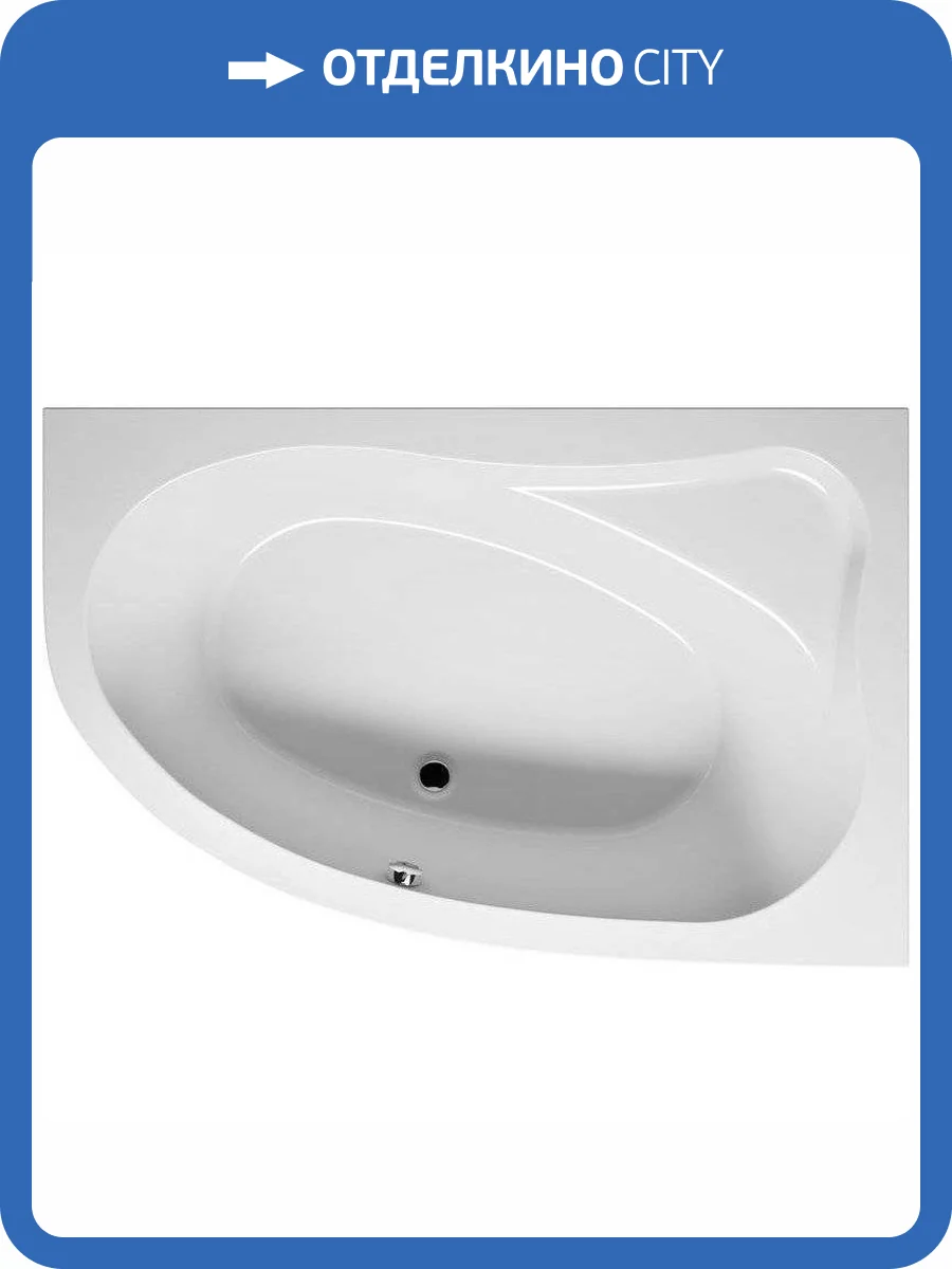 Акриловая ванна Riho Aryl 153x100 левая фото 8