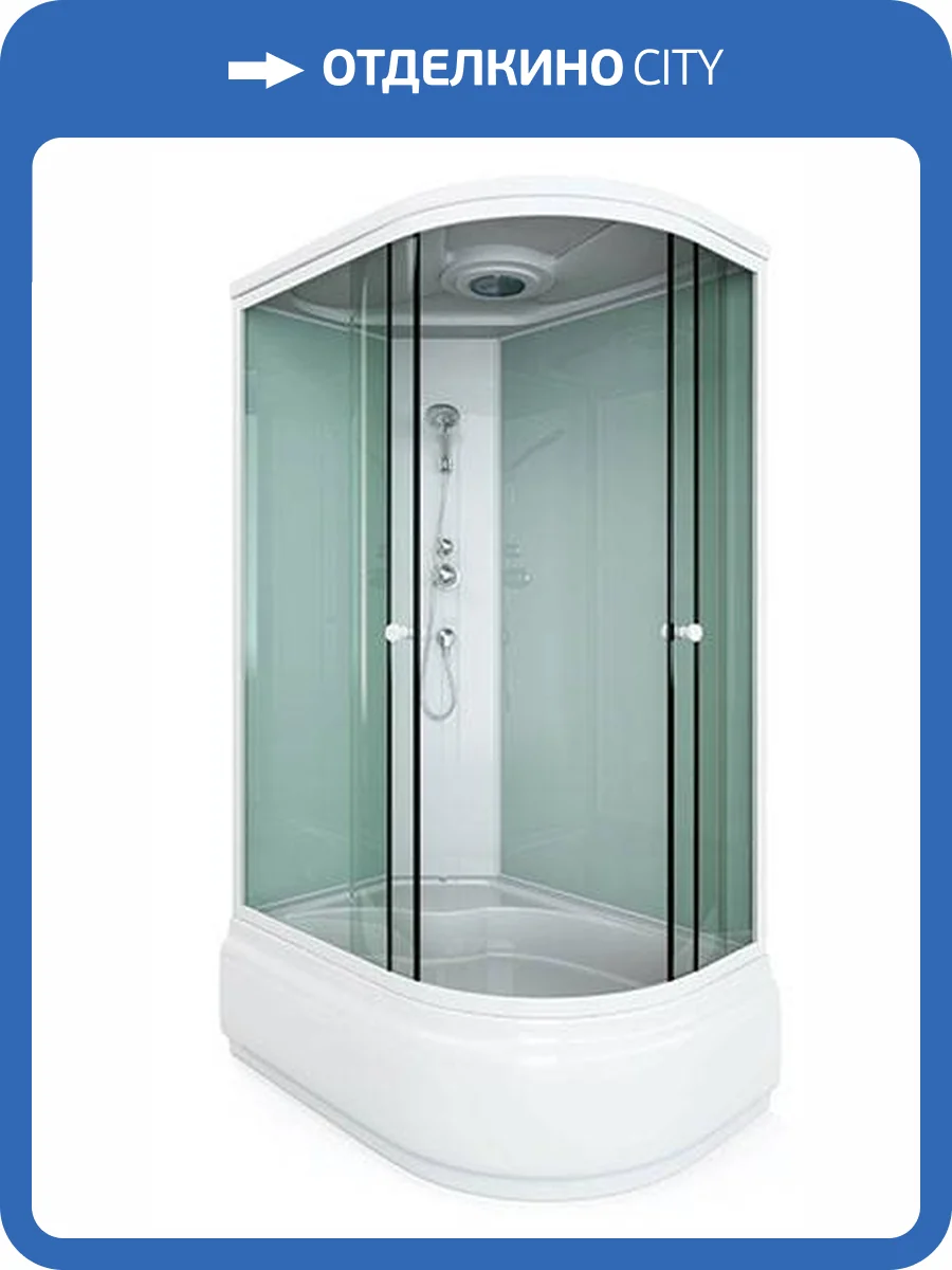 Душевая кабина Arcus Style S-09 L 80x120x215, стекла - матовые фактурные, левая фото 3