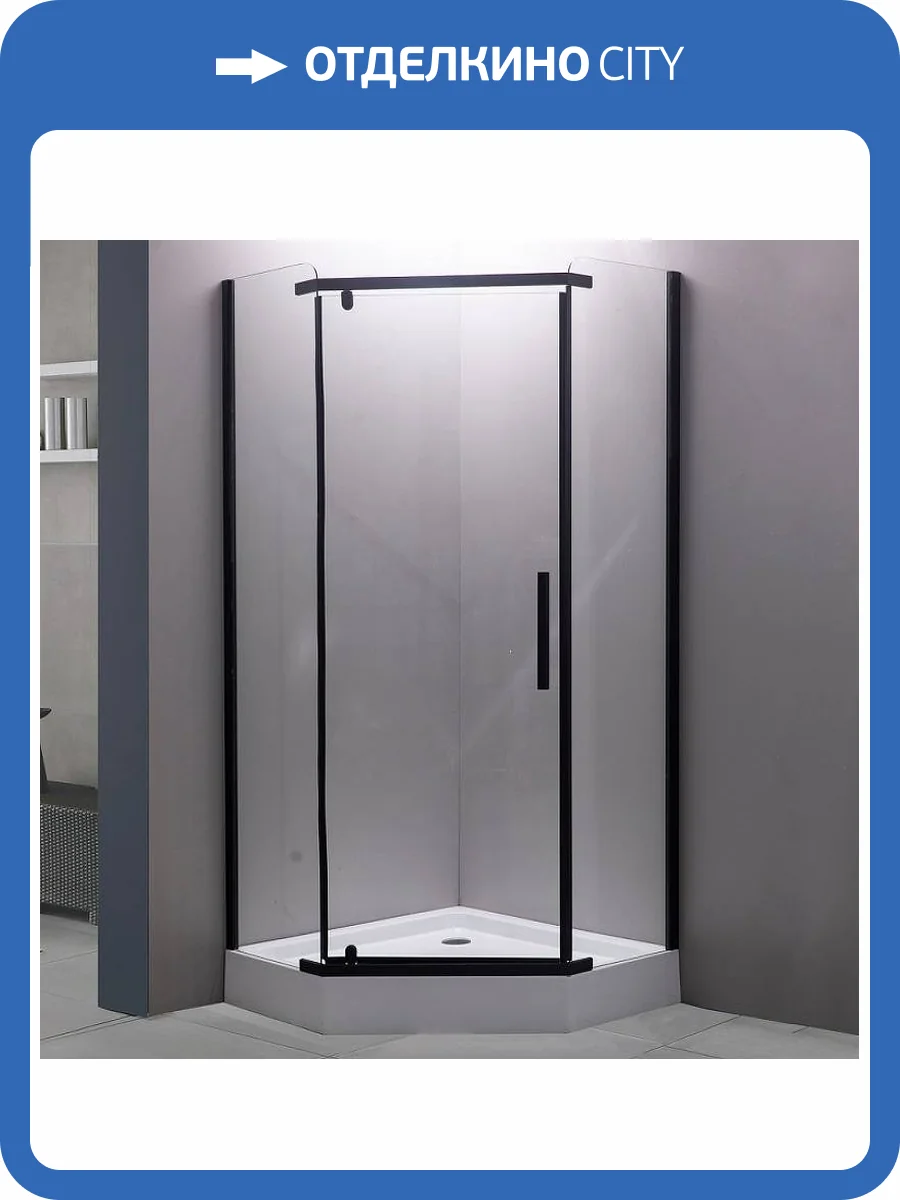 Душевой уголок Esbano ESR-7160B ESUGR7160B 90x90x200 черный фото 10