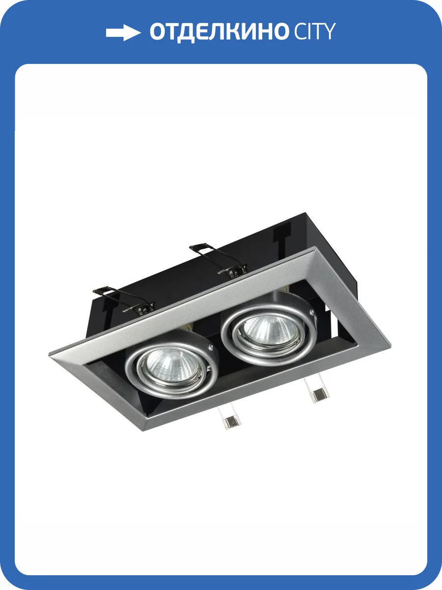 Встраиваемый светильник Technical Metal Modern DL008-2-02-S фото 5