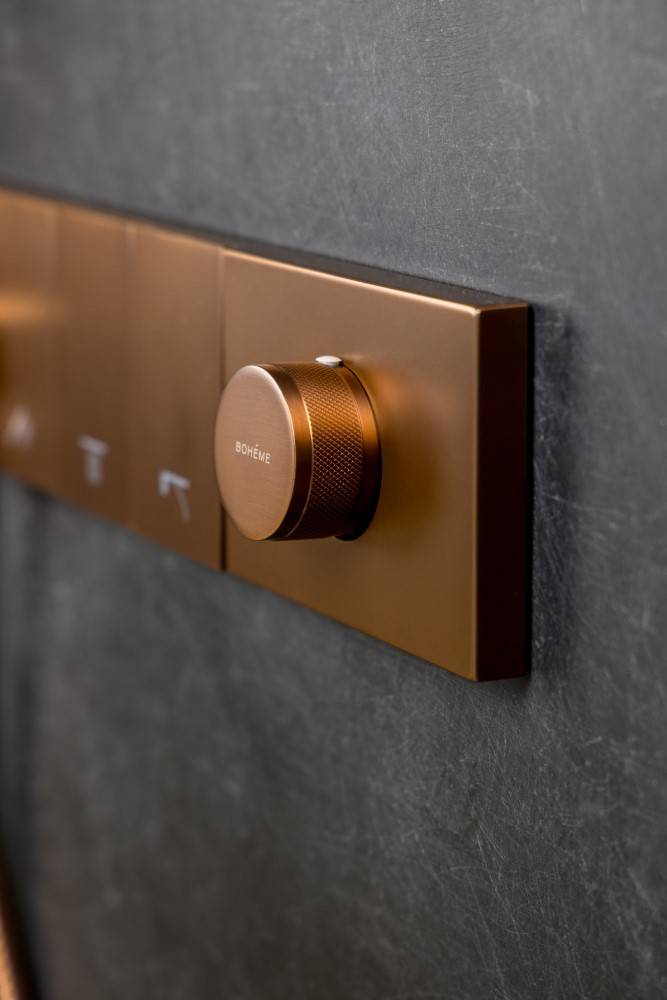 Душевой комплект Boheme Zodiac 132-BRB трехпозиционная, Brushed Bronze фото 5