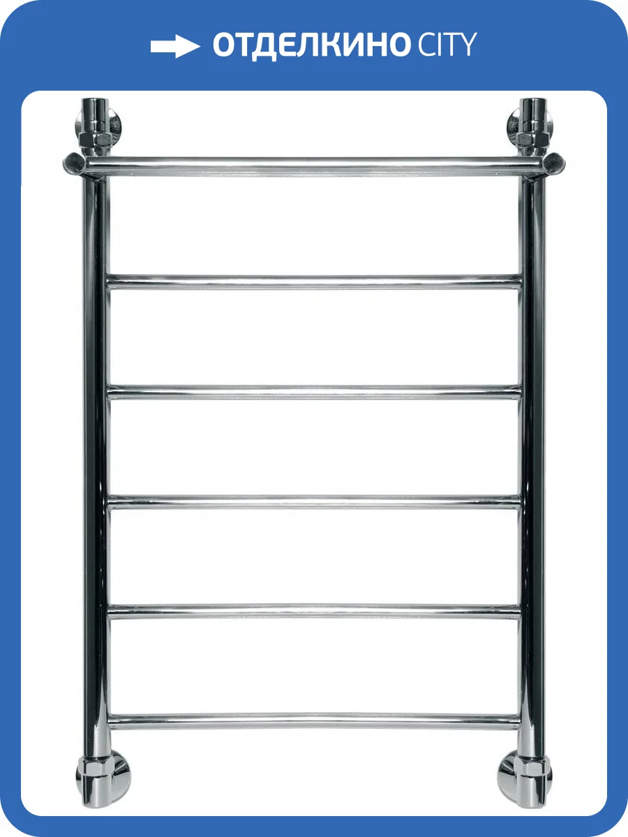 Полотенцесушитель водяной Ника Classic ЛП ВП 80/50-6 с полкой фото 5