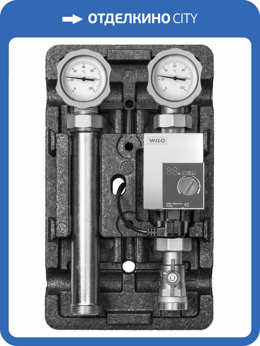 Насосная группа Meibes UK без смесителя, 1 1/4 без насоса фото 2