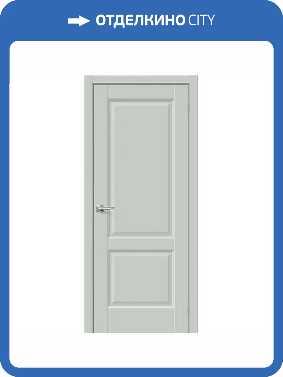 Межкомнатная дверь Bravo Неоклассик-32 Эмалит 066-0190 Grey Matt 200x60 фото 2