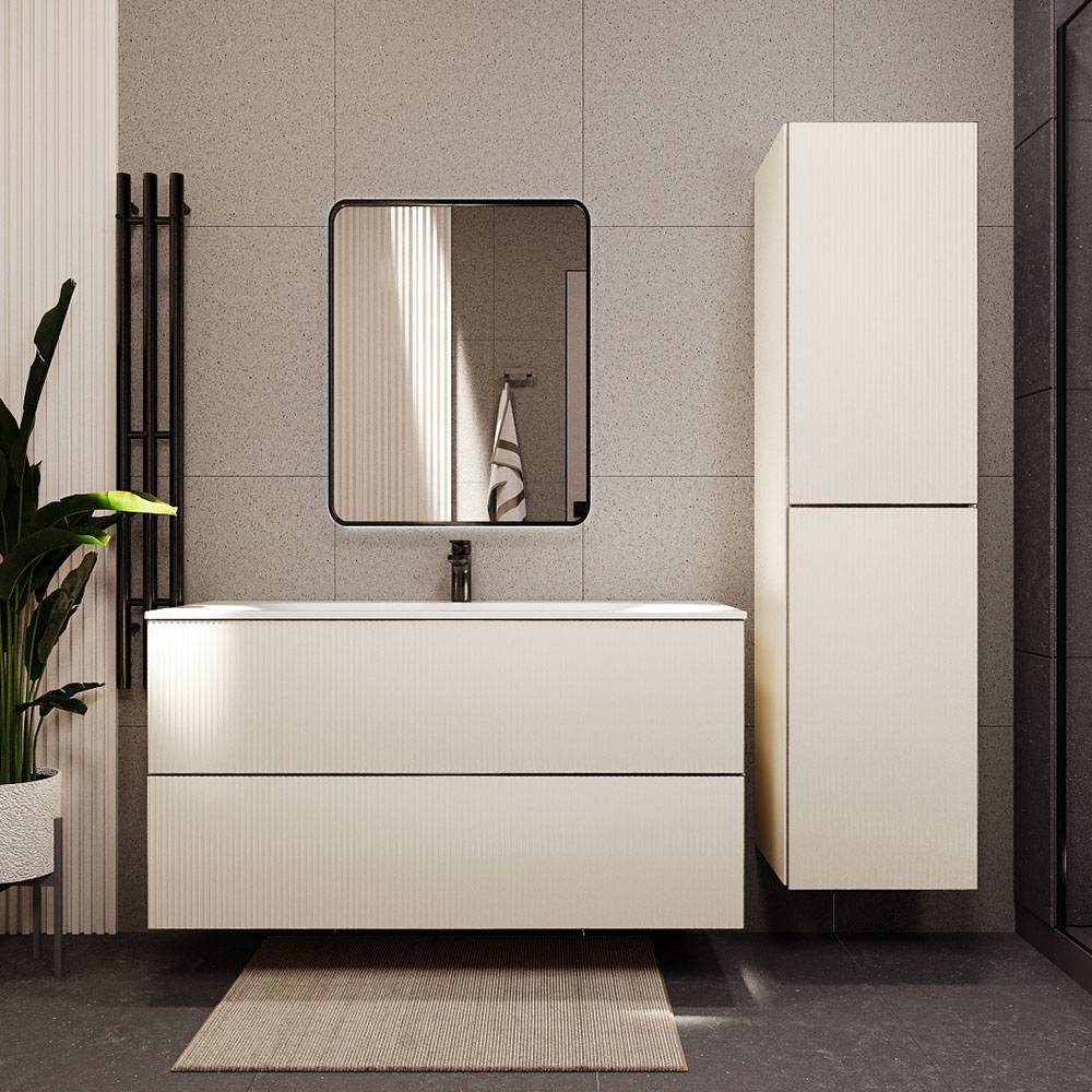 Тумба с раковиной Terminus Euromix EUR101202900101OSL айвори, 120x62 фото 2