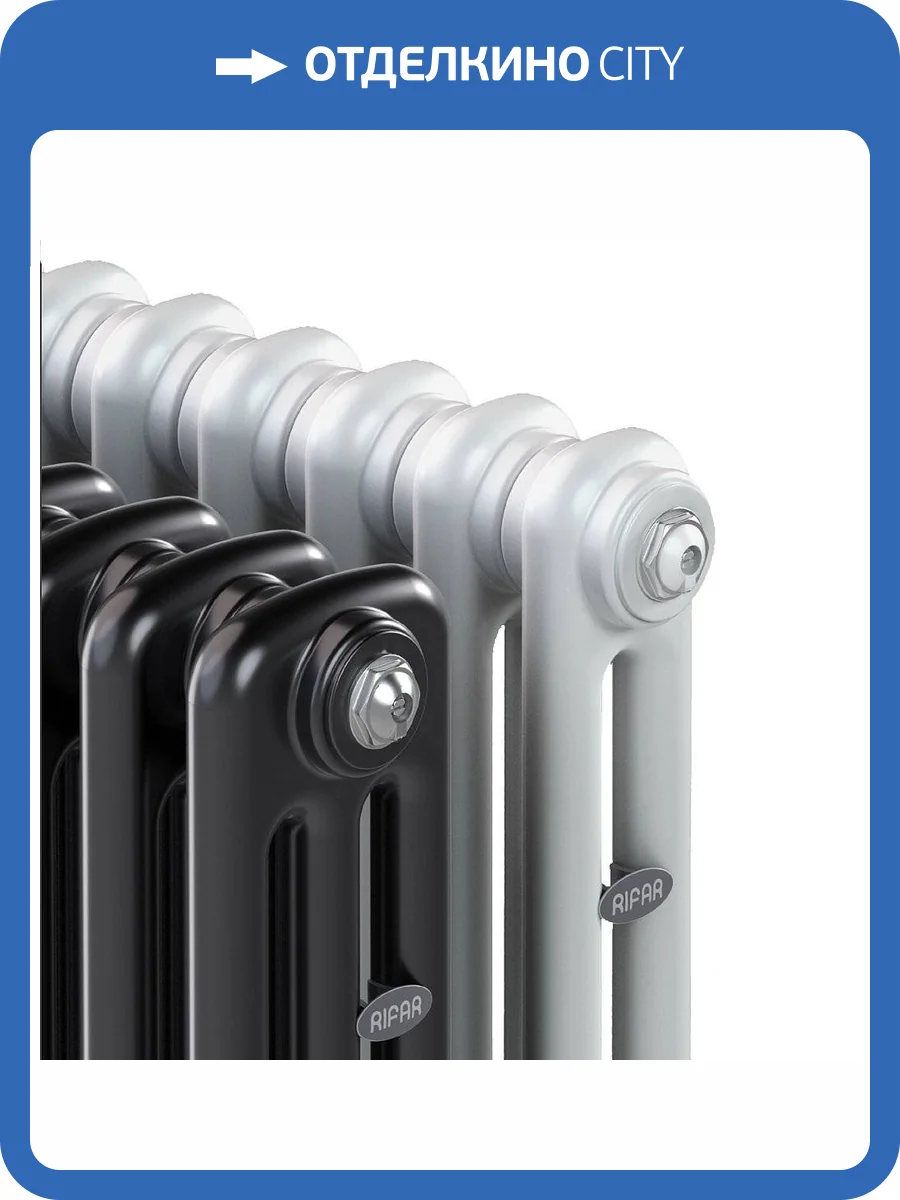 Стальной трубчатый радиатор отопления Rifar TUBOG TUB 2180-06-TI (Титан) фото 3