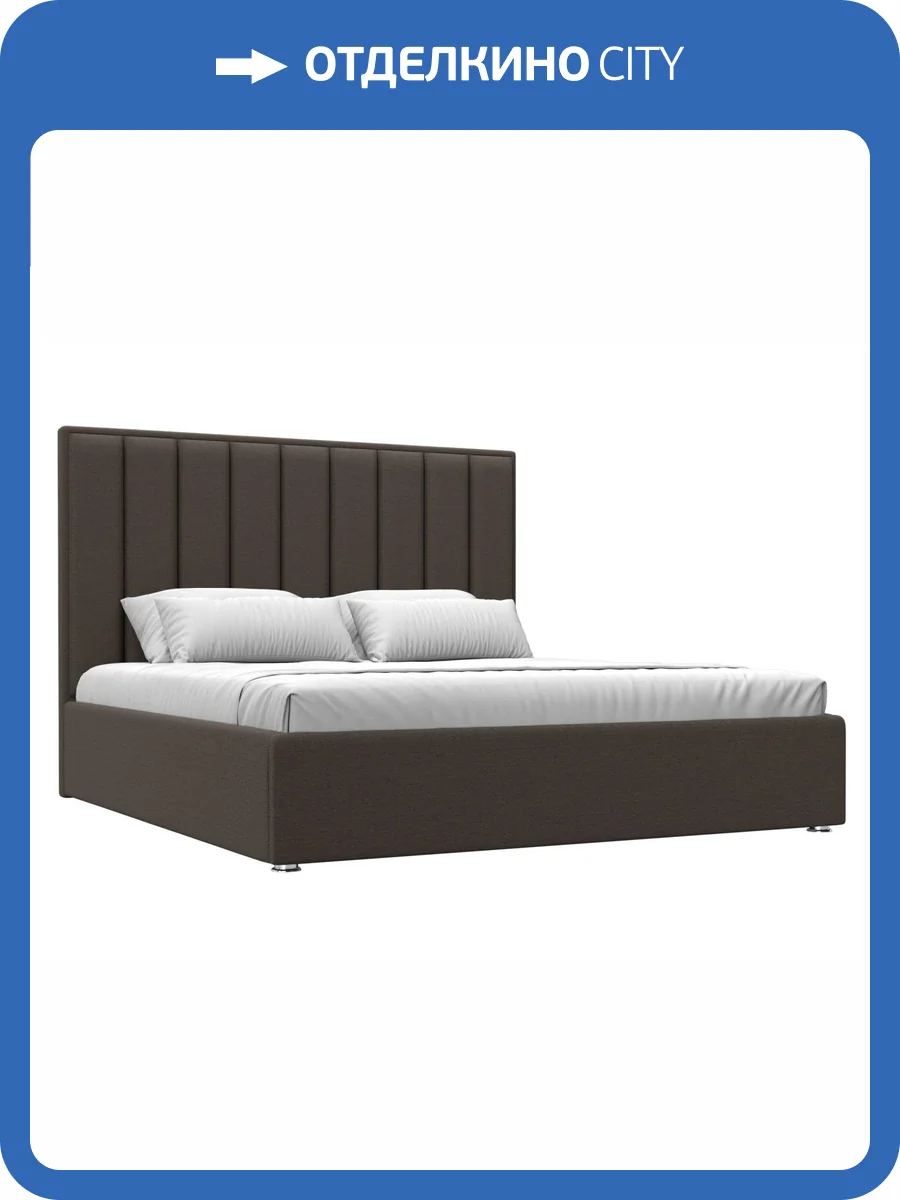 Интерьерная кровать Лига Диванов Афродита 123056 коричневый 180x200 фото 7