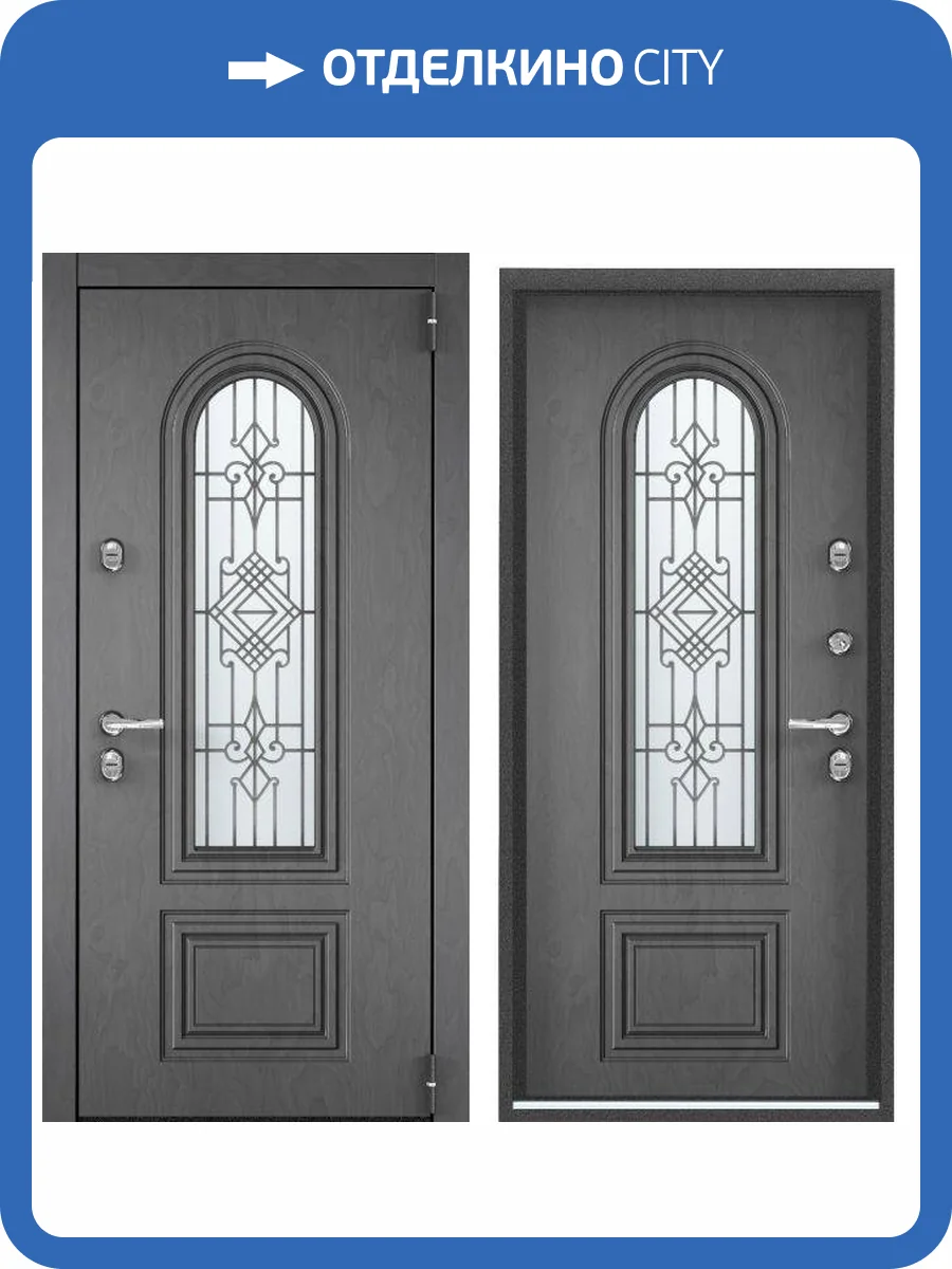 Входная стальная дверь Torex SNEGIR PRO-C PP 36833 ФМ Серое дерево/ФМ Серое дерево 2000x880 фото 2