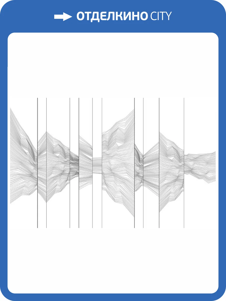 3D Фотообои Artegrafico «Безупречная черно-белая геометрия» LST-028 канвас фото 2