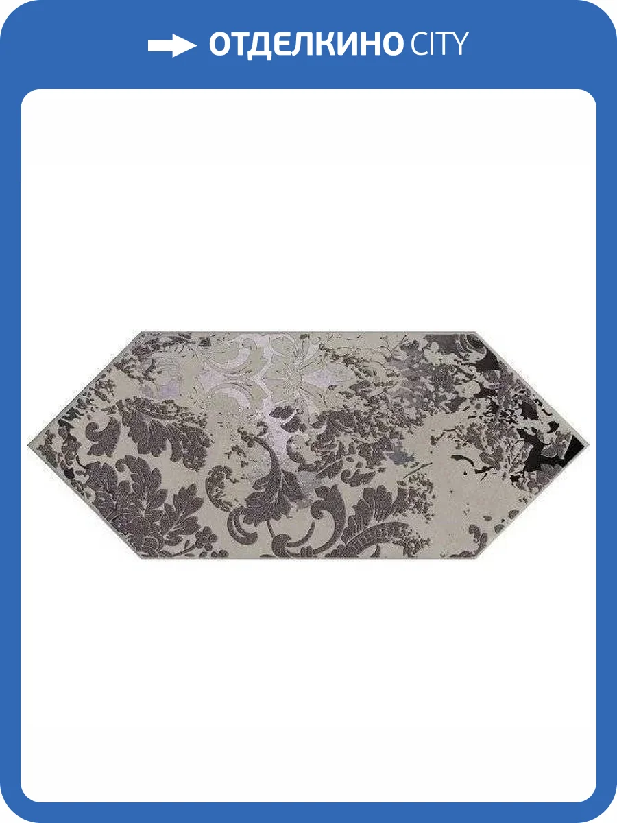 Декор Kerama Marazzi Каламита VT/B521/35030 1 Серый 14x34 фото 7