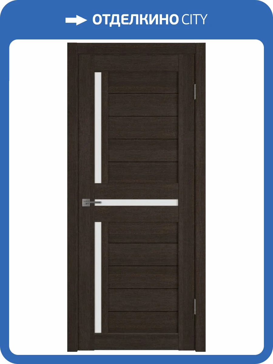 Межкомнатная дверь Владимирская Фабрика Дверей Atum 16 Wenge стекло White Cloud 600x2000 фото 2