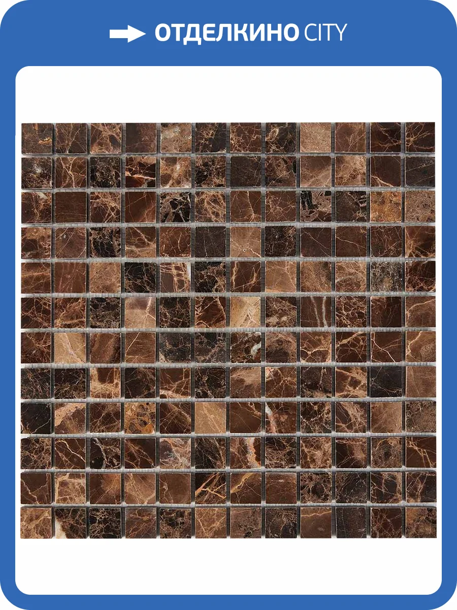 Мозаика Pixel Mosaic Мрамор PIX217 (2.3x2.3) 30.5x30.5 фото 2