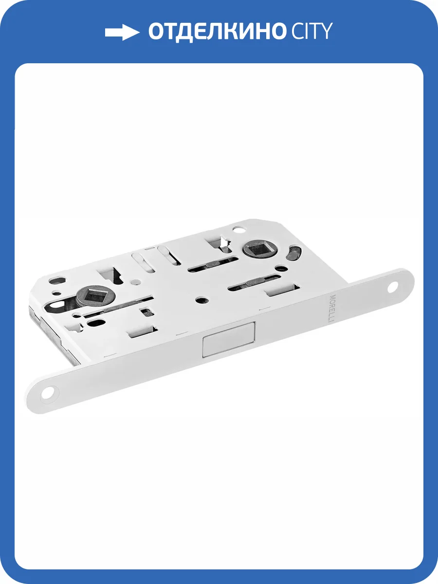 Защелка Morelli TWICE M1885 W белый, магнитная фото 3