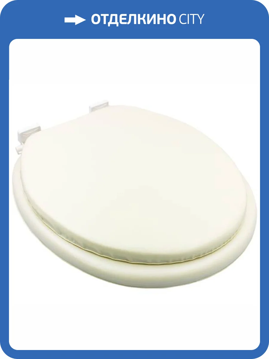 Крышка-сиденье для унитаза Bath Plus HS203 мягкая, белый фото 2