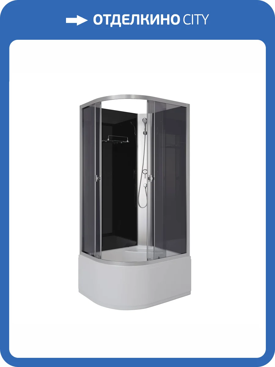 Душевая кабина Niagara Eco E90/70/40R/TN/BK 90x70x195 фото 13