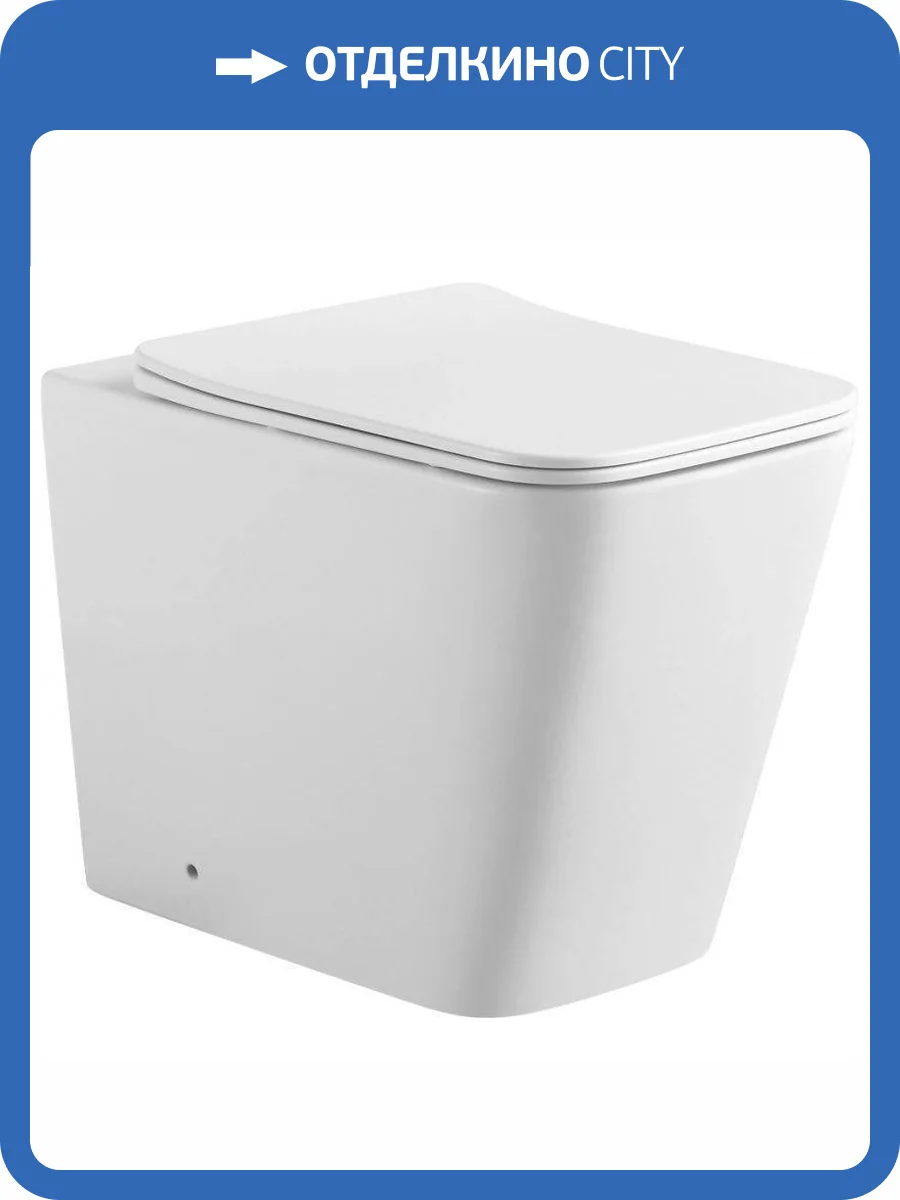 Унитаз приставной Aquanet Tavr 2.0 F безободковый, с крышкой-сиденьем микролифт фото 17